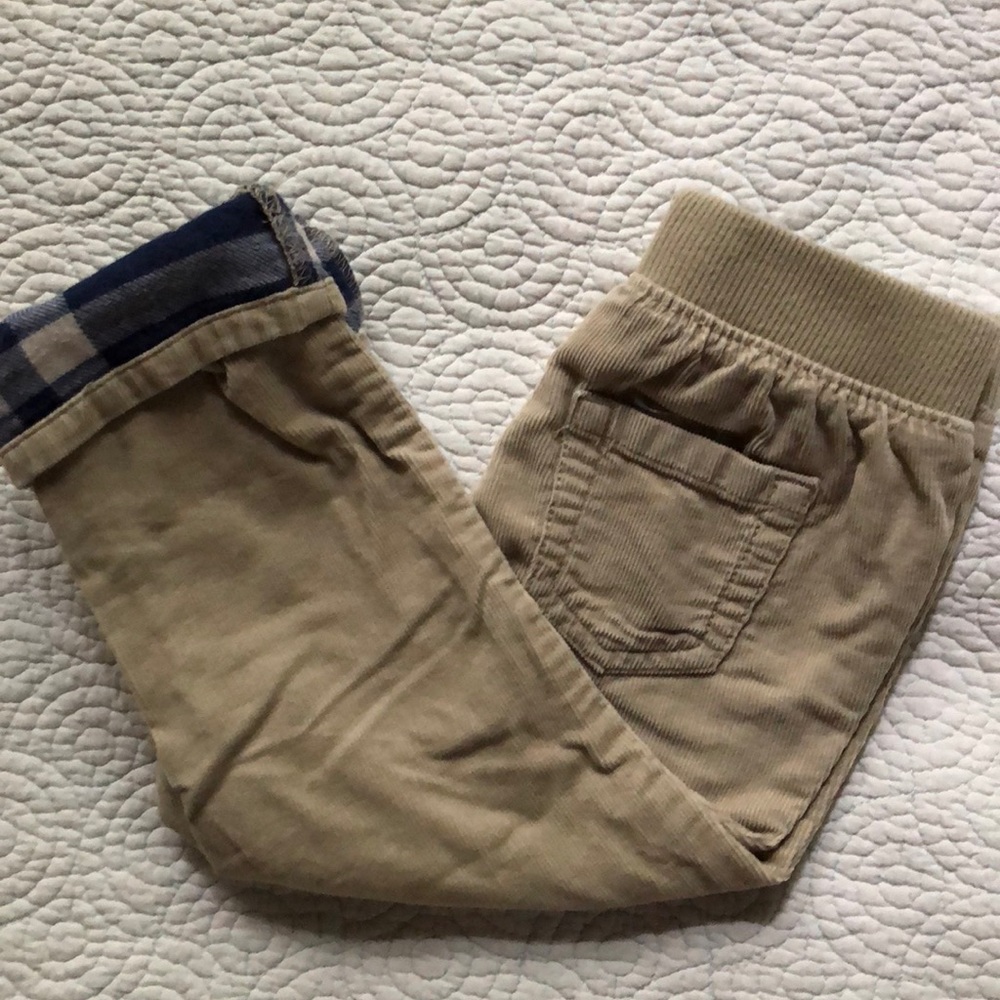 Boys khaki corduroy pants size 2T Jumping beans